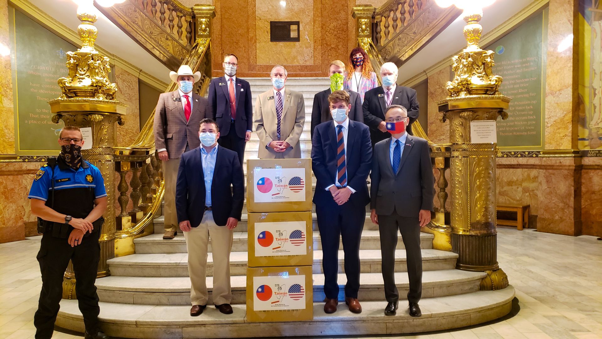 Rep. Matt Soper and Taiwan delegation